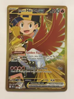 Pokemon TCG Ethan's Ho-Oh ex 239/182 Holo Hyper Rare Sv10: Destined Rivals - Image 1