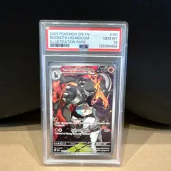 2025 Pokemon Team Rocket's Houndoom 191/182 Destined Rivals PSA 10 - Image 1