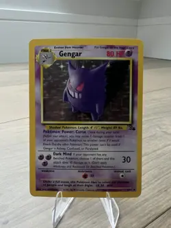 Pokemon TCG Gengar Fossil 5/62 Unlimited Holo Rare - Image 1
