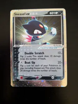 Sneasel ex 103/109 EX Ruby and Sapphire Holo Ultra Rare Pokemon NM - Image 1