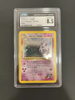 Pokemon Sabrina’s Gengar Holo 14/132 CGC 8.5 NM/MINT + - Image 3