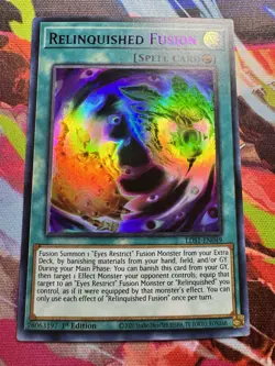 Yugioh Relinquished Fusion (Purple) - LDS1-EN049 - 1st Ed. Ultra Rare - NM - Image 3