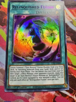 Yugioh Relinquished Fusion (Purple) - LDS1-EN049 - 1st Ed. Ultra Rare - NM - Image 5