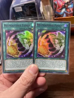 Yugioh! Relinquished Fusion (Purple) - LDS1-EN049 - Ultra Rare - 1st Edition - Image 1
