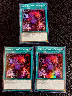 Abomination’s Prison (X3) RA02-EN064 Yugioh 1st Edition Super Rare - Image 1