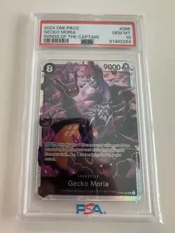 2024 One Piece Wings of the Captain Gecko Moria PSA 10 GEM #086 SUPER RARE - Image 1