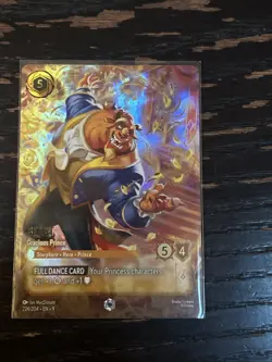 Disney Lorcana Fabled Beast - Gracious Prince (Enchanted) 224/204 Holo IN HAND! - Image 1