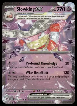 Pokemon Cards Slowking ex 086/193 Paldea Evolved Double Rare NM - Image 1