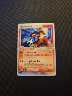 Pokemon 2004 Team Magma vs Team Aqua Blaziken EX Holo Ultra Rare Card #89/95 - Image 1
