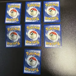 Pokemon 1st Edition Fossil Lot Of 7 Cards Common And Uncommon - Image 2