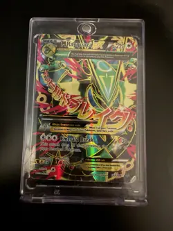 Pokemon TCG Roaring Skies Holo Full Art Ultra Rare Card M Rayquaza EX 105/108 - Image 1