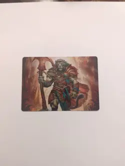 Ajani, Outland Chaperone 28/54 Lorwyn Eclipsed Art Series Card Regular NM MTG - Image 1