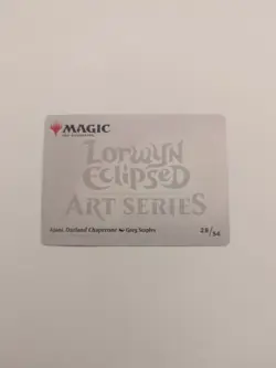 Ajani, Outland Chaperone 28/54 Lorwyn Eclipsed Art Series Card Regular NM MTG - Image 2