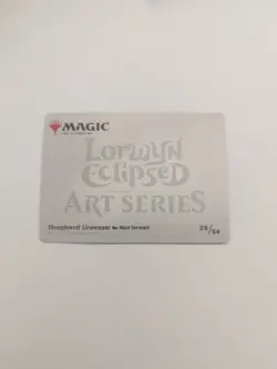 Thoughtweft Lieutenant Art Card Art Series: Gold Signature Lorwyn Eclipsed MTG - Image 2