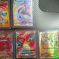 Pokemon TCG Full Art Holo Lot - VMAX, GX, EX, Trainer, Opal, Rayquaza, 10 Cards - Image 2