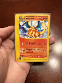 Pokemon TCG Charizard Expedition Base Set Non Holo Rare Card 39/165 - Image 1