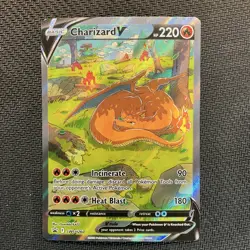 Pokemon Charizard V Full Art Holo Promo SWSH260 HP 220 Sword & Shield Card - Image 1