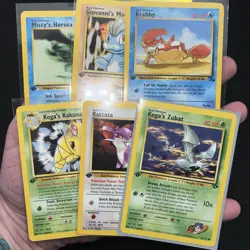 First Edition Lot Wotc Pokemon Card Collection 1999 Vintage Great Conditions - Image 1