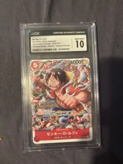 Monkey D. Luffy One Piece CCG Tournament Promo CGC 10 ST01-012 Card - Image 1