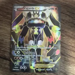Pokemon TCG Zygarde EX 54a/124 Alternate Art Promo Card - Image 1
