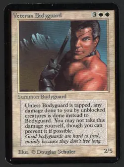 ***Alpha Veteran Bodyguard*** MTG Alpha Magic Kid Icarus - Image 1