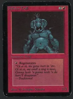 ***Alpha Uthden Troll (Edge Indent)*** MTG Alpha Magic Kid Icarus - Image 1