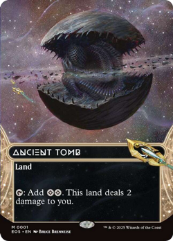 Ancient Tomb (0001) (Borderless) [Edge of Eternities: Stellar Sights] Near Mint - Image 1