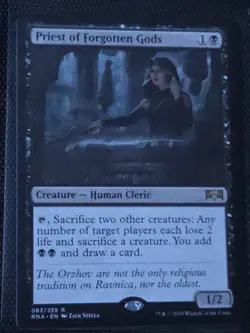 Priest of Forgotten Gods X1 RNA MTG Ravnica Allegiance - Image 1