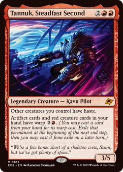 Tannuk, Steadfast Second [Edge of Eternities] Foil Near Mint - Image 1