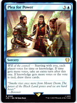 #195 Plea for Power Commander: The Lord of the Rings: Tales of Middle-earth Rare - Image 1