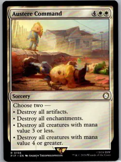 #156 Austere Command Universes Beyond: Fallout Rare - Image 1