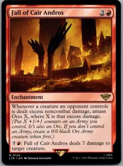 #124 Fall of Cair Andros Universes Beyond LOTR Tales of Middle-earth Rare - Image 1