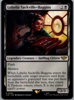 #93 Lobelia Sackville-Baggins Universes Beyond LOTR Tales of Middle-earth Rare - Image 1