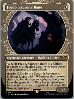 #304 Frodo, Sauron's Bane (Showcase) Universes Beyond LOTR Tales of Middle-earth - Image 1