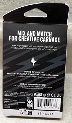 Magic The Gathering Foundations Jumpstart Boosters 2-Pack Sealed - Image 2