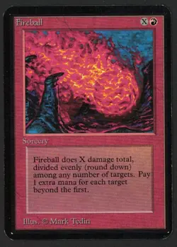 ***Alpha Fireball*** MTG Alpha Magic Kid Icarus - Image 1