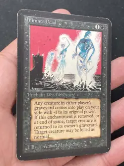 ***Alpha Animate Dead*** MTG Alpha Magic Kid Icarus - Image 3