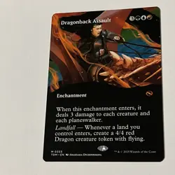 Dragonback Assault (Borderless) Tarkir: Dragonstorm Regular - Image 1