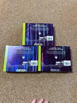 (LOT OF 3) Magic The Gathering Edge Of Eternities Collector Omega Booster Pack - Image 2