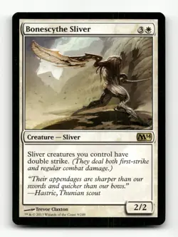 Bonescythe Sliver Magic 2014 (M14) #9 Magic the Gathering - Image 1