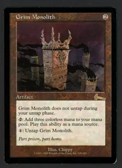 ***Grim Monolith*** MTG Urza's Legacy Magic Kid Icarus - Image 1