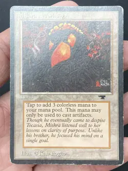 ***Mishra's Workshop (Heavy Indents & Light Bend)*** MTG Antiquities Kid Icarus - Image 3