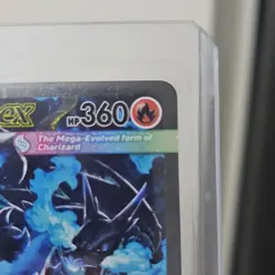 Pokemon Mega Charizard X EX 125/094 PFL Mega Evolution Holo 360HP 90x - Image 3
