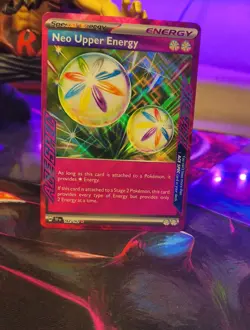 Neo Upper Energy 162/162SV05: Temporal Forces Ace Pokemon TCG Card - Image 1