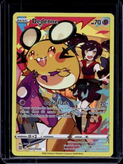 2022 Pokemon SWSH Brilliant Stars Dedenne Trainer Gallery Holo #TG07/TG30 - Image 1