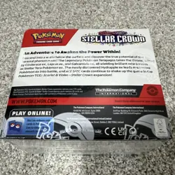 Pokemon TCG Scarlet & Violet Stellar Crown Booster Box English 2024 Terapagos - Image 4