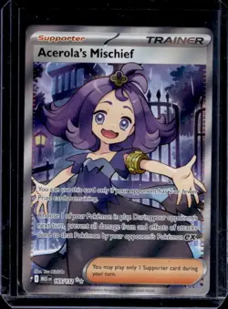 2025 Pokemon Mega Evolution Acerola's Mischief Ultra Rare #165/132 - Image 1