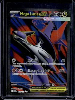 2025 Pokemon Mega Evolution Latias ex Ultra Rare #163/132 - Image 1