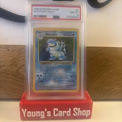 1999 Pokemon Game #2 Blastoise-Holo PSA 8 - Image 1