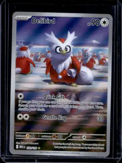 2025 Pokemon Mega Evolution Delibird Illustration Rare #152/132 - Image 1